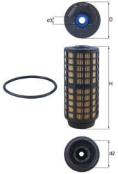 MAHLE Filtru combustibil MAHLE KX 399D (KX 399D) - fixbox