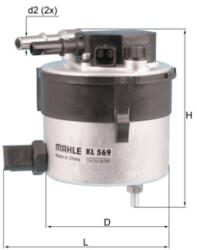 MAHLE Filtru combustibil MAHLE KL 569 (KL 569) - fixbox