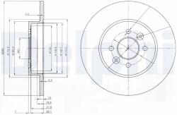 DELPHI Disc frana DELPHI BG3992 (BG3992) - fixbox