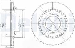 DELPHI Disc frana DELPHI BG3821 (BG3821) - fixbox