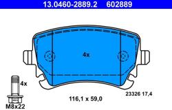 ATE Set placute frana ATE 13.0460-2889.2 (13.0460-2889.2) - fixbox