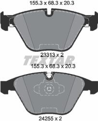 TEXTAR Set placute frana TEXTAR 2331301 (2331301) - fixbox