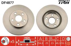 TRW Disc frana TRW DF4877 - fixbox