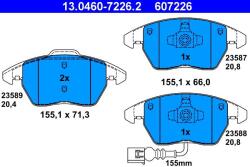 ATE Set placute frana ATE 13.0460-7226.2 (13.0460-7226.2)
