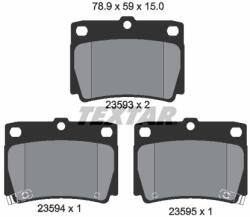 TEXTAR Set placute frana TEXTAR 2359301 (2359301) - fixbox