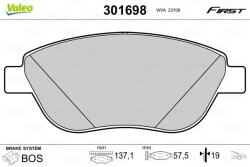 VALEO Set placute frana, frana disc VALEO 301698 - fixbox