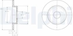 DELPHI Disc frana DELPHI BG3761 (BG3761) - fixbox