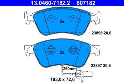 ATE Set placute frana ATE 13.0460-7182.2 (13.0460-7182.2)
