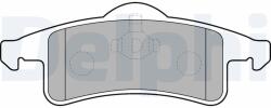 DELPHI Set placute frana DELPHI LP1558 (LP1558)