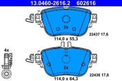 ATE Set placute frana ATE 13.0460-2616.2 (13.0460-2616.2) - fixbox