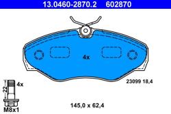 ATE Set placute frana ATE 13.0460-2870.2 (13.0460-2870.2)