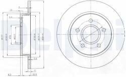 DELPHI Disc frana DELPHI BG3896 (BG3896) - fixbox
