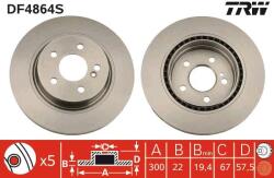 TRW Disc frana TRW DF4864S (DF4864S)