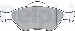 DELPHI Set placute frana DELPHI LP1469 (LP1469)
