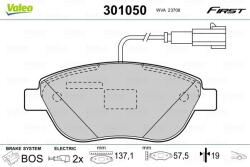VALEO Set placute frana VALEO 301050 (301050)