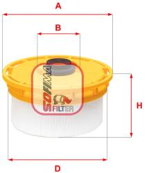 SOFIMA Filtru combustibil SOFIMA S 6138 NE (S 6138 NE) - fixbox