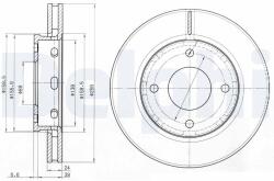 DELPHI Disc frana DELPHI BG3987 (BG3987) - fixbox
