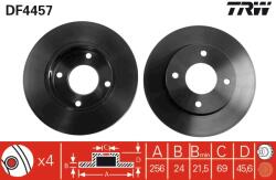 TRW Disc frana TRW DF4457 (DF4457) - fixbox
