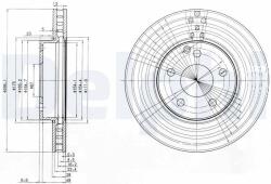 DELPHI Disc frana DELPHI BG3755C (BG3755C) - fixbox