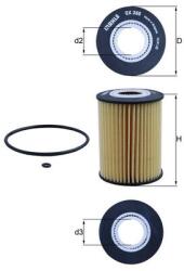 MAHLE Filtru ulei MAHLE OX 380D (OX 380D) - fixbox