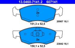 ATE Set placute frana ATE 13.0460-7141.2 (13.0460-7141.2) - fixbox