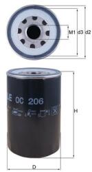 MAHLE Filtru ulei MAHLE OC 206 (OC 206) - fixbox