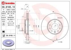 BREMBO Disc frana BREMBO 09.9165. 11 (09.9165.11)