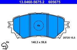 ATE Set placute frana ATE 13.0460-5675.2 (13.0460-5675.2) - fixbox