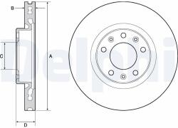 DELPHI Disc frana DELPHI BG4669C (BG4669C) - fixbox