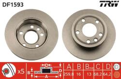 TRW Disc frana TRW DF1593 (DF1593) - fixbox
