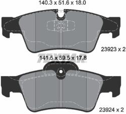 TEXTAR Set placute frana TEXTAR 2392302 (2392302) - fixbox