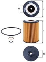 MAHLE Filtru ulei MAHLE OX 367D (OX 367D) - fixbox