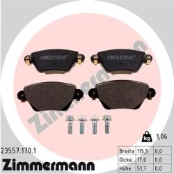 ZIMMERMANN Set placute frana ZIMMERMANN 23557.170. 1 (23557.170.1)