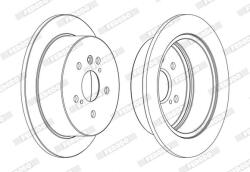 FERODO Disc frana FERODO DDF1545C (DDF1545C)