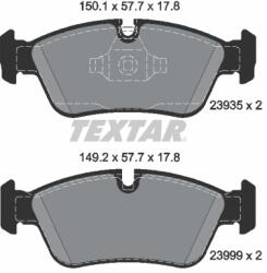TEXTAR Set placute frana TEXTAR 2393501 (2393501)