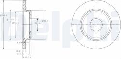 DELPHI Disc frana DELPHI BG3673 (BG3673) - fixbox