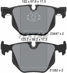 TEXTAR Set placute frana TEXTAR 2344702 (2344702) - fixbox