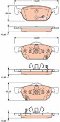 TRW Set placute frana TRW GDB3476 (GDB3476)