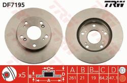 TRW Disc frana TRW DF7195 (DF7195) - fixbox