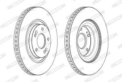 FERODO Disc frana FERODO DDF2199C (DDF2199C)