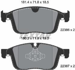 TEXTAR Set placute frana TEXTAR 2238601 (2238601)