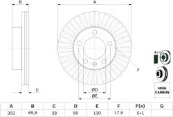 Bosch Disc frana BOSCH 0 986 479 716 (0 986 479 716) - fixbox