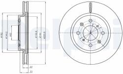 DELPHI Disc frana DELPHI BG4340 (BG4340) - fixbox