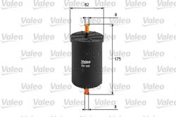 VALEO Filtru combustibil VALEO 587022 (587022) - fixbox