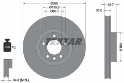 TEXTAR Disc frana TEXTAR 92262605 (92262605)