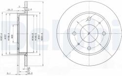 DELPHI Disc frana DELPHI BG3971 (BG3971) - fixbox