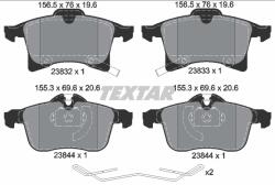 TEXTAR Set placute frana TEXTAR 2383204 (2383204)