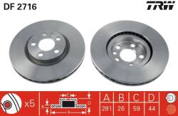 TRW Disc frana TRW DF2716 (DF2716) - fixbox