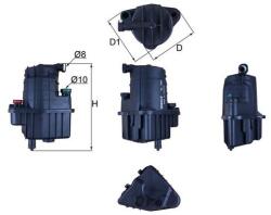 MAHLE Filtru combustibil MAHLE KL 469 (KL 469) - fixbox