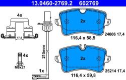 ATE Set placute frana ATE 13.0460-2769.2 (13.0460-2769.2) - fixbox